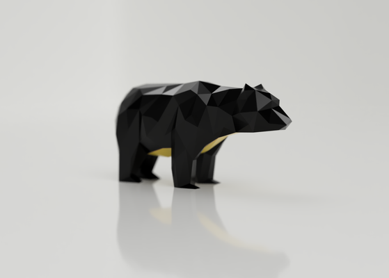 poli urso by kal casa decoração interior p1p p1s a1 x1c presente natal pais estético 3d print model - Mito3D