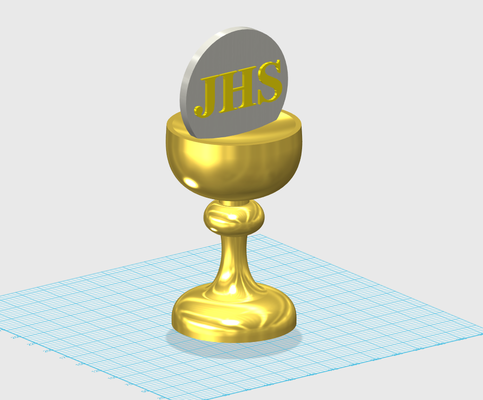 communion chalise jhs by villanisigismondo household decor 3d print model - Mito3D