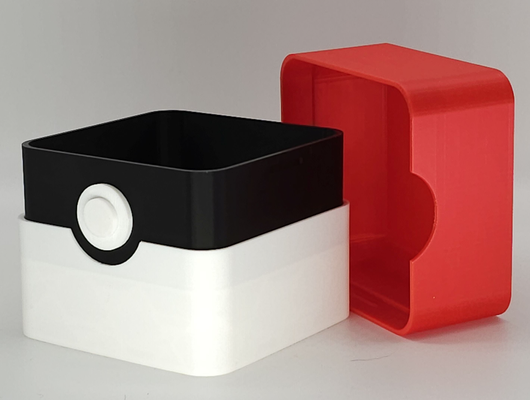 pokebola inspirado armazenamento caixa by jbogusz brinquedos jogos pokémon cutucar pokebox cgc 3d print model - Mito3D