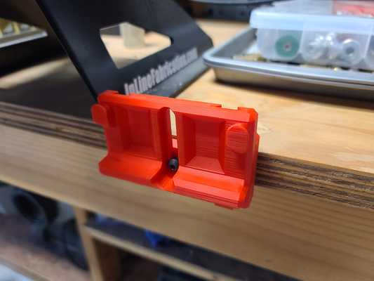 husky 9 in stackable storage bin mount - adjustable height by nomad07 tools organizers 3d print model - Mito3D