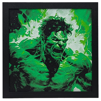 ponton hulk gamma surcharge filament peinture by chahut filz art 2d mural forge chapeaux merveille mcu ams 3d print model - Mito3D