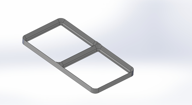 gridfinity base 2x1 2x6 ultraleicht grundplatte neu gemischt by duck knapp werkzeuge veranstalter gitter endlichkeit licht 3d print model - Mito3D