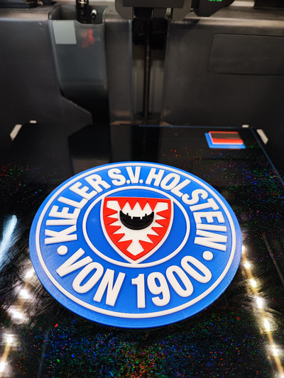 ksv holstein kiel waphen remezclado by 3d print bunker arte señales logos bundesliga 3d print model - Mito3D