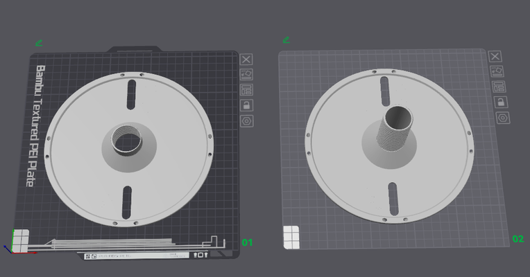 iplik boyutları biriktirmek adaptör by usmar19 3d yazıcı aksesuarlar 250 gr 3d print model - Mito3D