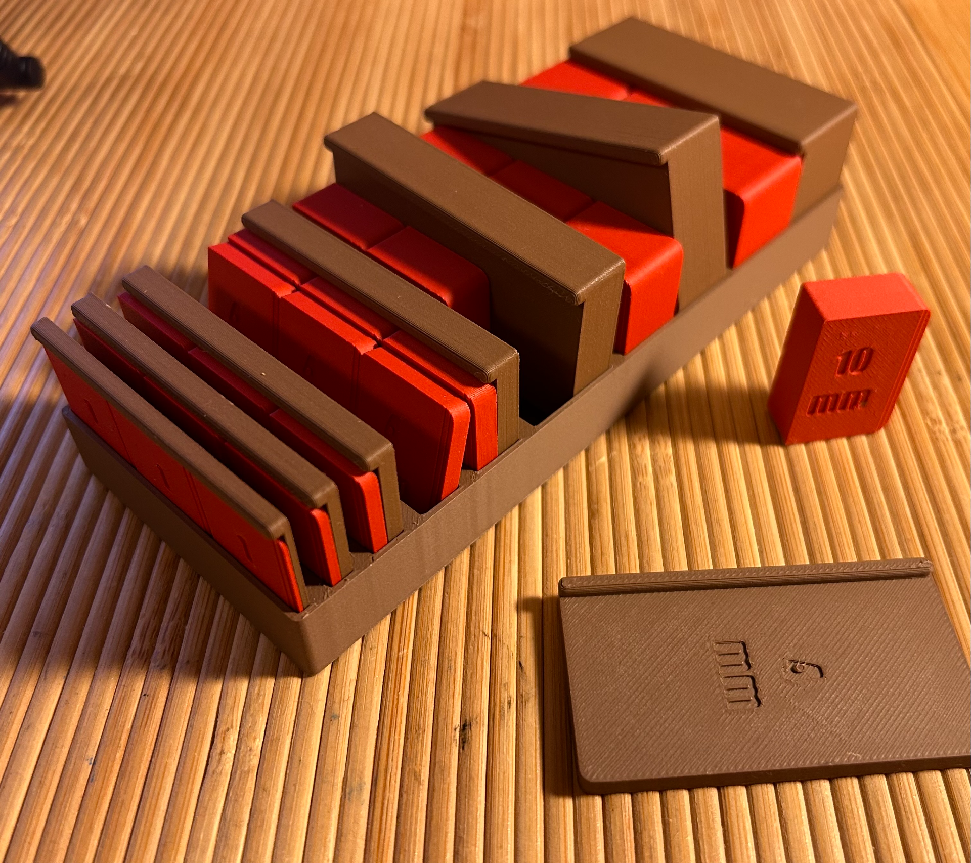 shims gauge blocks - box included sizes 1 2 3 4 5 10 15 20 mm by atomicimota tools measure shim shimset block kit tool carpenter carpenteer build construct construction set sets engineer engineering lathe milling machine millingmachine millbits bits bit 3D print model - Mito3D