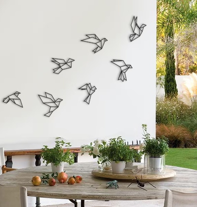 wall art - bird flying by maegu 2d birds tattoo 3d print model - Mito3D