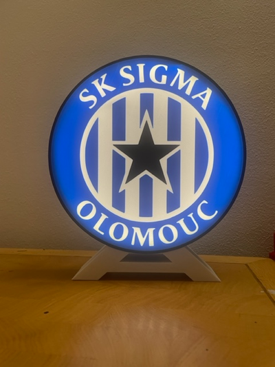 sk sigma discriminação conduziu luminária by pocklinator14 arte sinais logotipos futebol lamparina lampa logotipo 3d print model - Mito3D