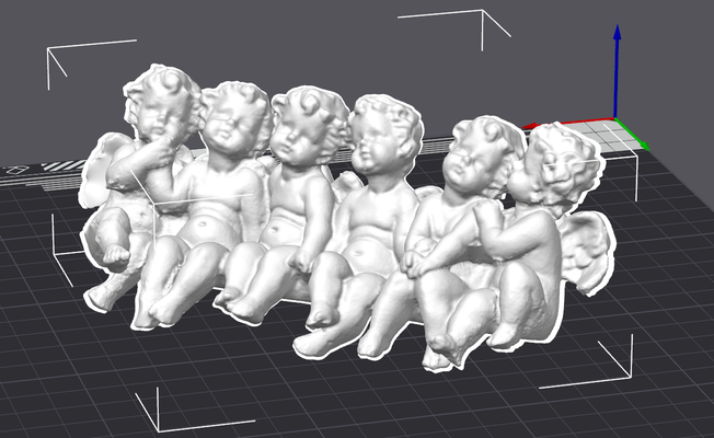 sitting angels by wurfgriffde art sculptures 3d print model - Mito3D