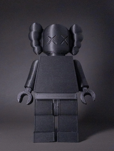 kaws begleiter backstein zahl by legenden sieg kunst skulpturen hypebeast mode bärenziegel sneaker kopf 3d print model - Mito3D