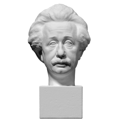 albert einstein fracasso by corelabs arte esculturas einstein 3d print model - Mito3D