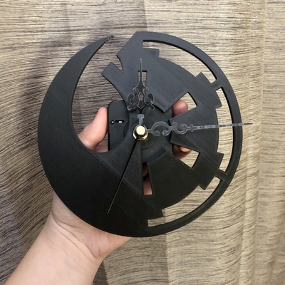 star wars rebel imperial clock by chipped builds household house models nerd thingiverse 3d print model - Mito3D