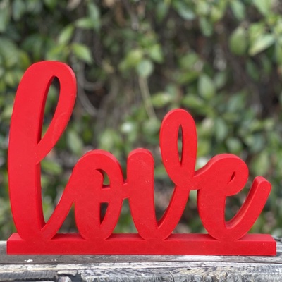 love sign by chipped builds household house models thingiverse valentines 3d print model - Mito3D