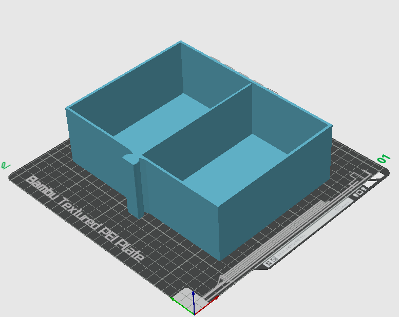 düzenli sistemi şişman max bölünmüş çizmek stil 1 tasarlanmış vücut by toplam kaos 3d yazıcı aksesuarlar bambu kutu depolama x1c p1p p1s a1 a1mini ams 3D print model - Mito3D