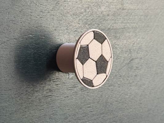 fußball thema schublade knopf by abonnieren haushalt dekor zubehörteil 3d print model - Mito3D