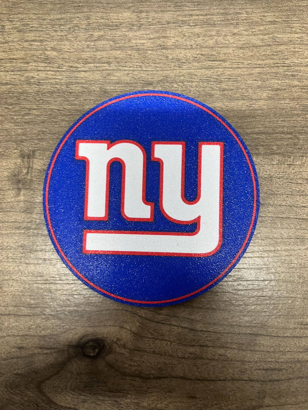 york giants coaster by cf3d designs household house models ny nfl coasterset nycoaster giantscoaster 3D print model - Mito3D