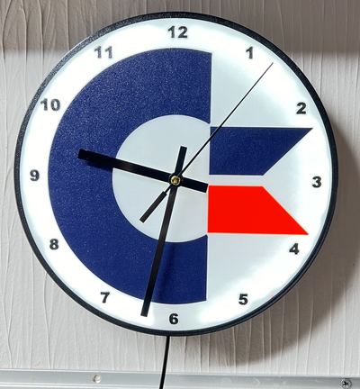 comodoro led reloj by dreed10 arte señales logos caja ligera 3d print model - Mito3D