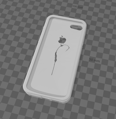 tpu iphone 8 cas gaine carpe plate forme by dj loisir diy iphone8 pêche pomme 3d print model - Mito3D