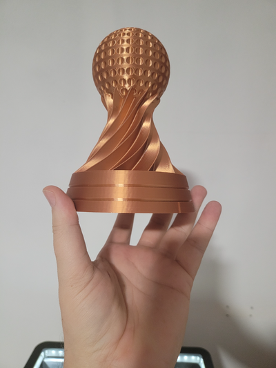 golfe troféu remixado by constantemente svk casa decoração 3d print model - Mito3D