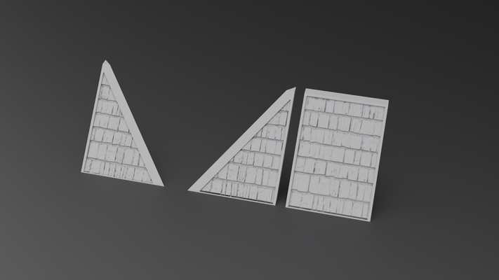 dnd terreno rooftype3 trame by battaglia deancz giocattoli giochi tavola piastrelle dndterrain modulare warhammer dndtiles 3d print model - Mito3D