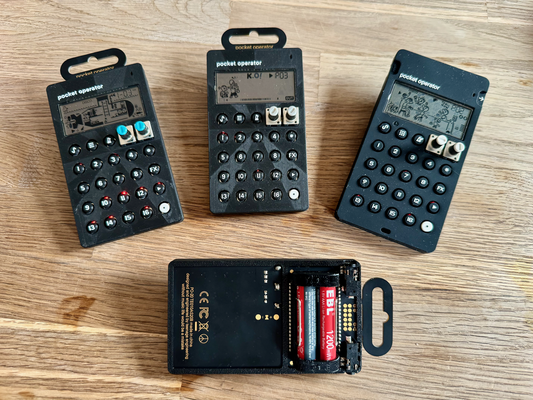 pocket operator slim case inspired by official te silicon bh aragorn hobby & diy music teenageengineering pocketoperator 3d print model - Mito3D