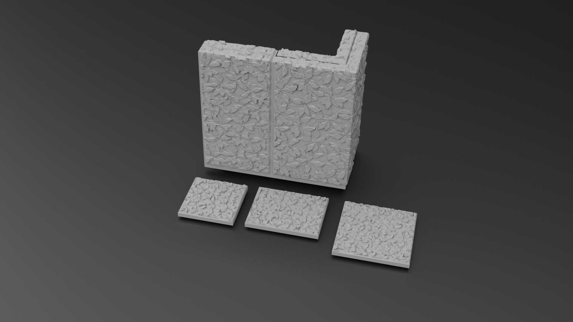 dnd terrain haie textures by bataille deancz jouets jeux planche dndterrain dndtiles carrelage marteau guerre modulaire 3D print model - Mito3D