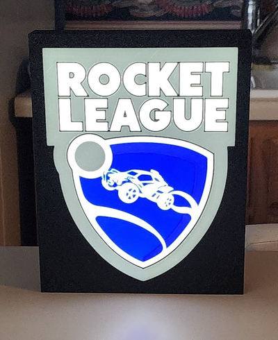 razzo lega lightbox by brianstan arte segni loghi rocketleague luce scatola 3d print model - Mito3D