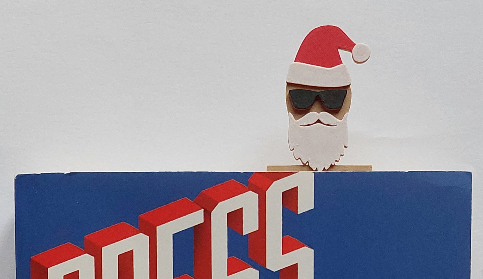 frio papa noel marcador ams listo by swiss 3dprinter herramientas organizadores navidad libro divertido 3D print model - Mito3D