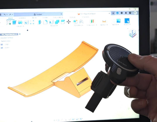 évent agrafe to cd téléphone monter adaptateur by richard koscik loisir diy véhicules bras support support 3d print model - Mito3D