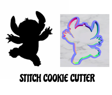 stitch cookie cutter v 2 by goldiesvinyl household house models clay lilo 3d print model - Mito3D