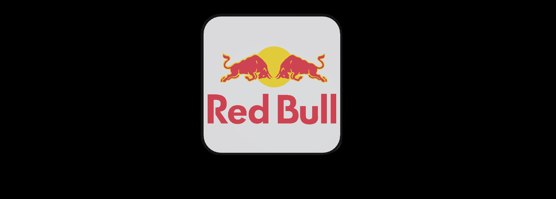 rouge taureau led lumière by colt3d art panneaux logos redbull ledsign signe 3d print model - Mito3D