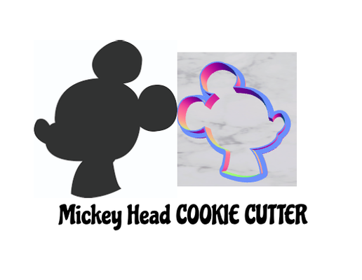 mickey maus plätzchen cutter by goldiesvinyl haushalt haus modelle disney lehm 3d print model - Mito3D