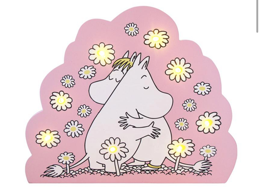 moomin rosa coccolare lightbox by atelier1996 domestico arredamento guidato lampada lampe lampade beffardo moomins 3d print model - Mito3D