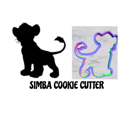 simba biscuit coupeur by goldiesvinyle ménage maison modèles disney roi lion argile 3d print model - Mito3D