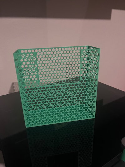 cocô rampa hexágono by matfer79 3d impressora acessórios p1s acessório cestino acessorio bambulab 3d print model - Mito3D