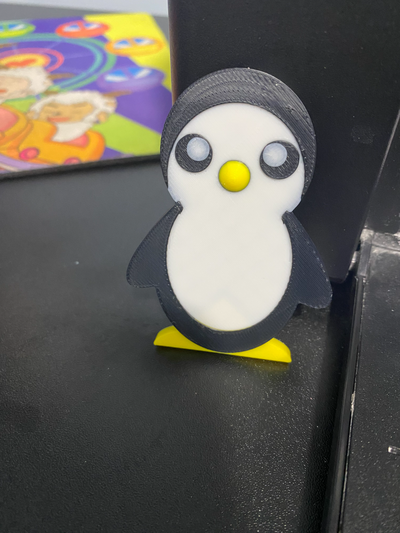 chibi pinguino by biancospino accademia 3d club domestico festività carina decorazione vacanza inverno scuola 3d print model - Mito3D