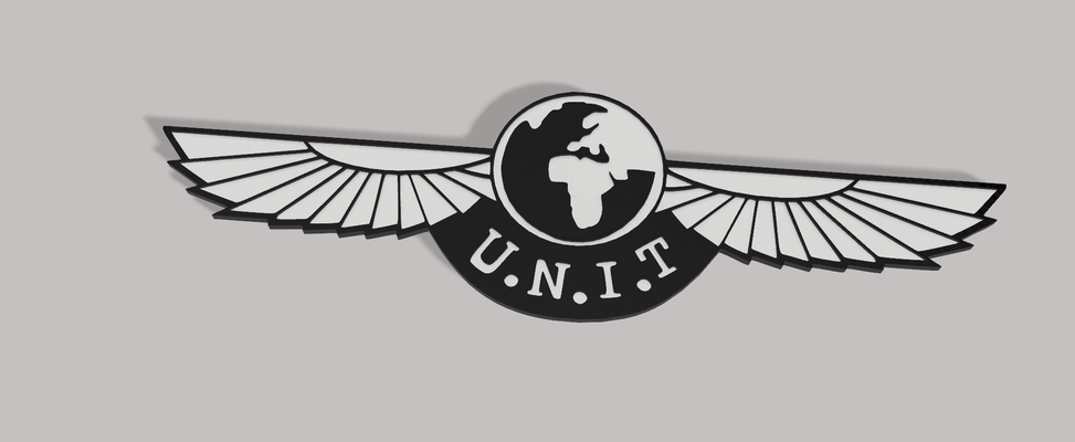 unité 1989 logo docteur oms by technologie sensibilisation art panneaux logos docteur who chose universelle 3d print model - Mito3D