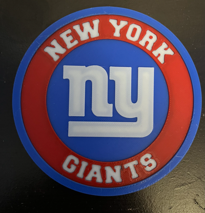 york giants coasters by jacoob16 hobby & diy sport outdoors ny giantscoaster 3d print model - Mito3D