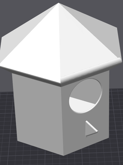 hexagonal birdhouse by andrewqyarber household garden bird 3d print model - Mito3D