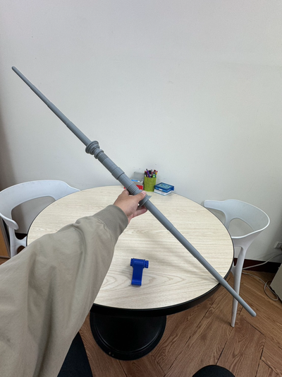 double bladed sable luz saberstaff by amos pasatiempo bricolaje diy 3d print model - Mito3D