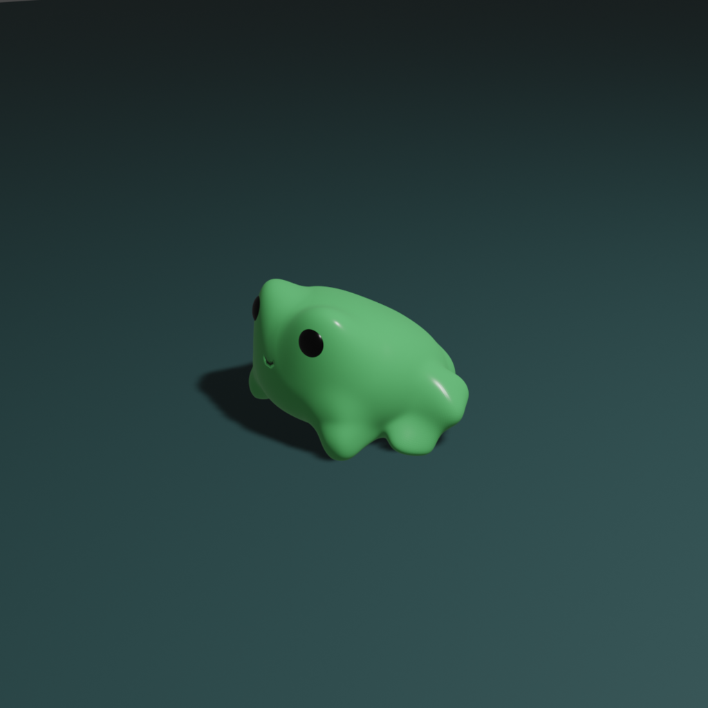 pac frog by balzo98 miniatures animals cute fred fredthefrog froggy animal cuteness 3D print model - Mito3D