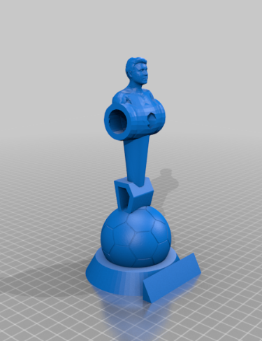 table football throphy by balzo98 art monnaie badges babyfoot football 3D print model - Mito3D