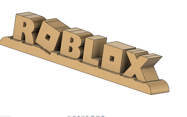 roblox logo by jpokorny12 giocattoli giochi gioco 3d print model - Mito3D