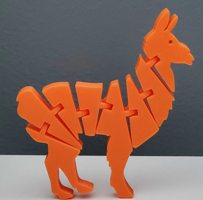 flexi llama by andrzej miniaturas animales 3d print model - Mito3D