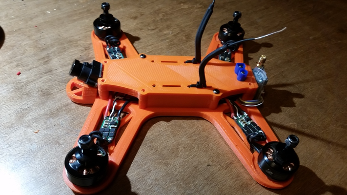 fliegend eichhörnchen drohne neu gemischt by helimwyatt hobby diy rc quad rahmen 3d print model - Mito3D