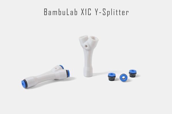 bambu laboratório y splitter by 3dpf 3d impressora acessórios bambulab x1c divisor 3d print model - Mito3D