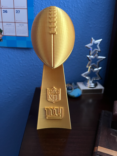 lombardi nfl trofeo by jacoob16 pasatiempo bricolaje diy lombarditrofia fútbol concurso trofeos 3d print model - Mito3D