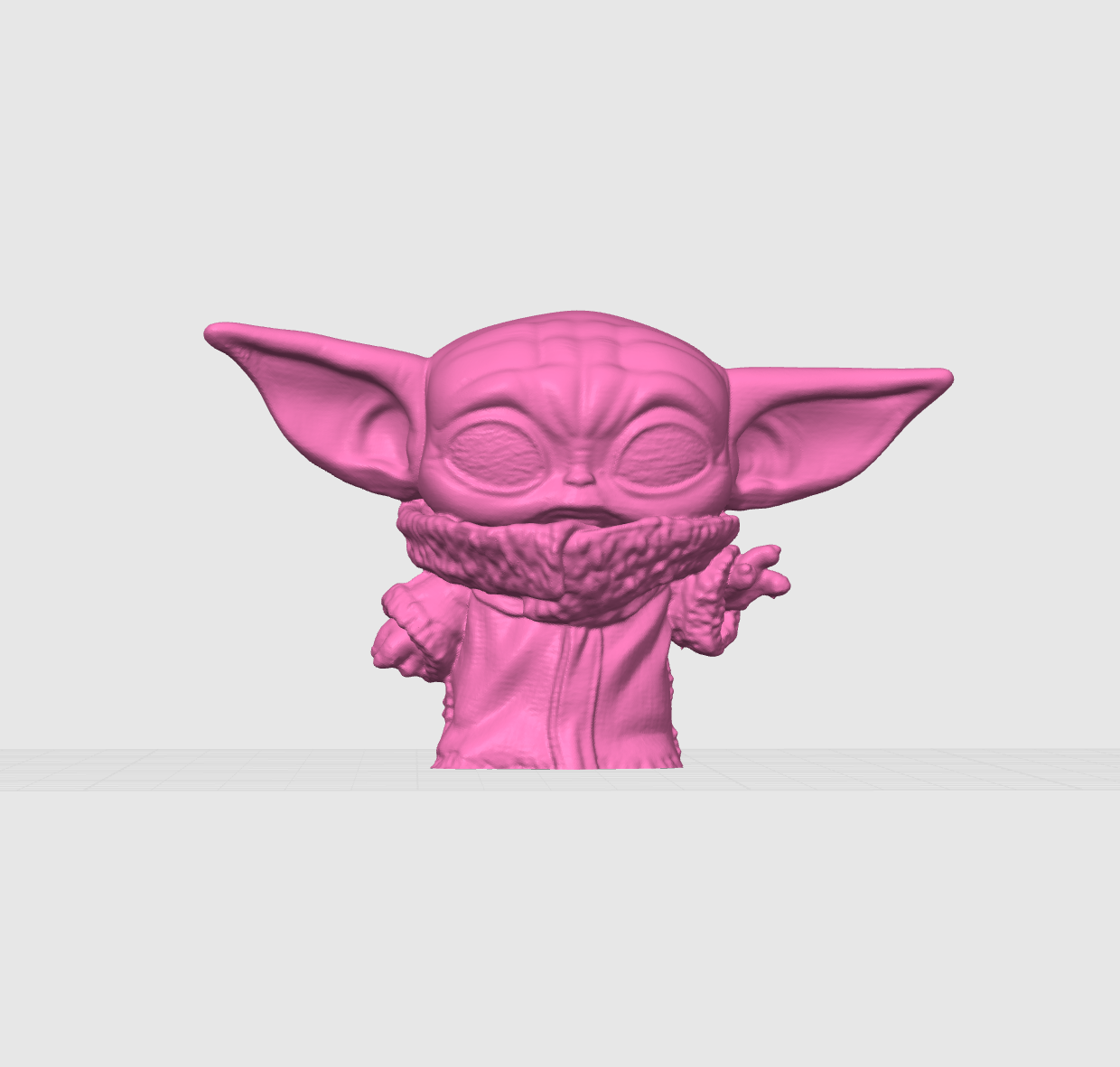 bambino yoda funko dimensioni by dubmehard arte sculture guerre stellari babyyoda figura minifigure 3D print model - Mito3D