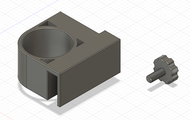 co2 bottle suporte cozinha gaveta by beutler casa modelos garrafa fluxo refrigerante 3d print model - Mito3D