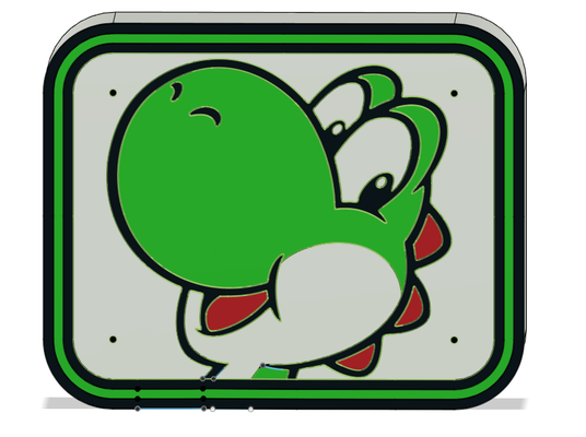 yoshi ışık kutu by casperslim ev halkı dekor mario 3d print model - Mito3D