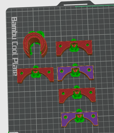 base descarga transportador by puntilla 3d impresora partes 3D print model - Mito3D